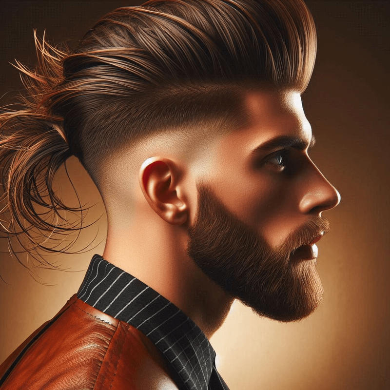 High Taper Fade Long Hair