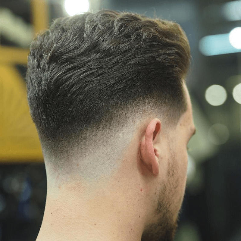 Low Taper Fade Back View