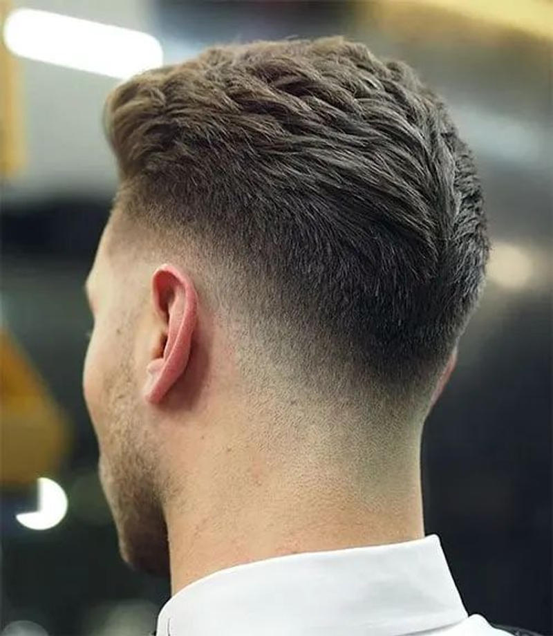 Mid Drop Fade