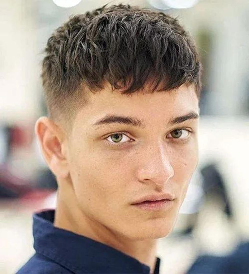Mid Taper Fade Short Hair