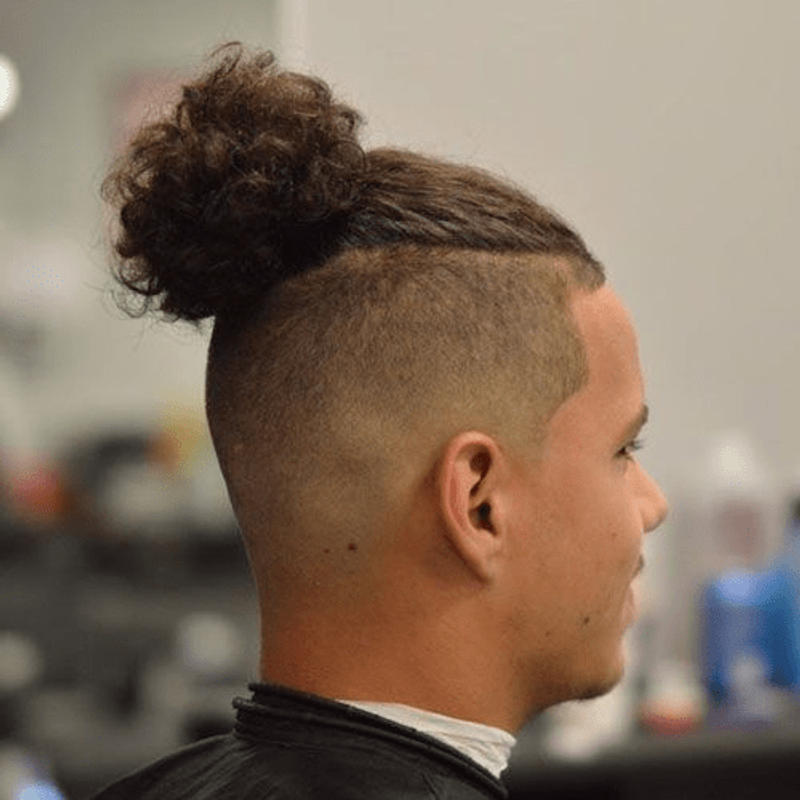 High Taper Fade Long Hair