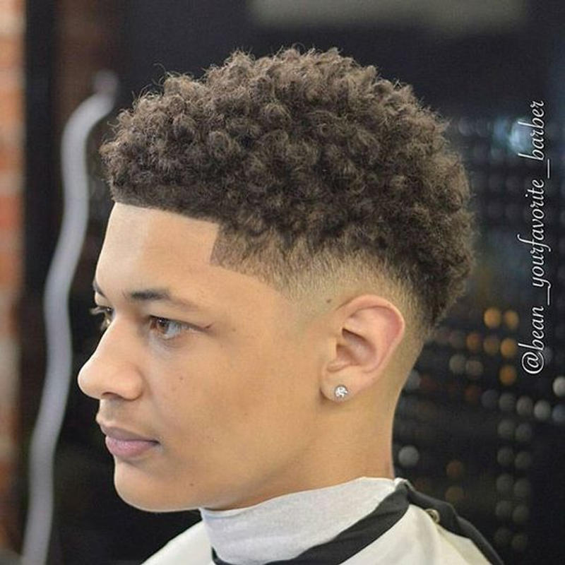 Mid Taper Fade Short Hair