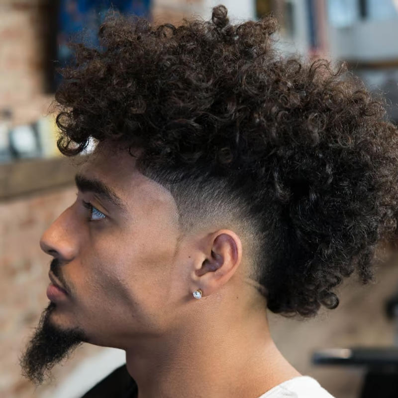 Mid Taper Fade Long Hair