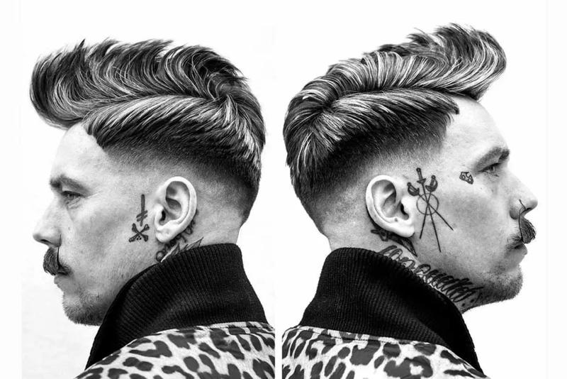 Mid Taper Fade Long Hair