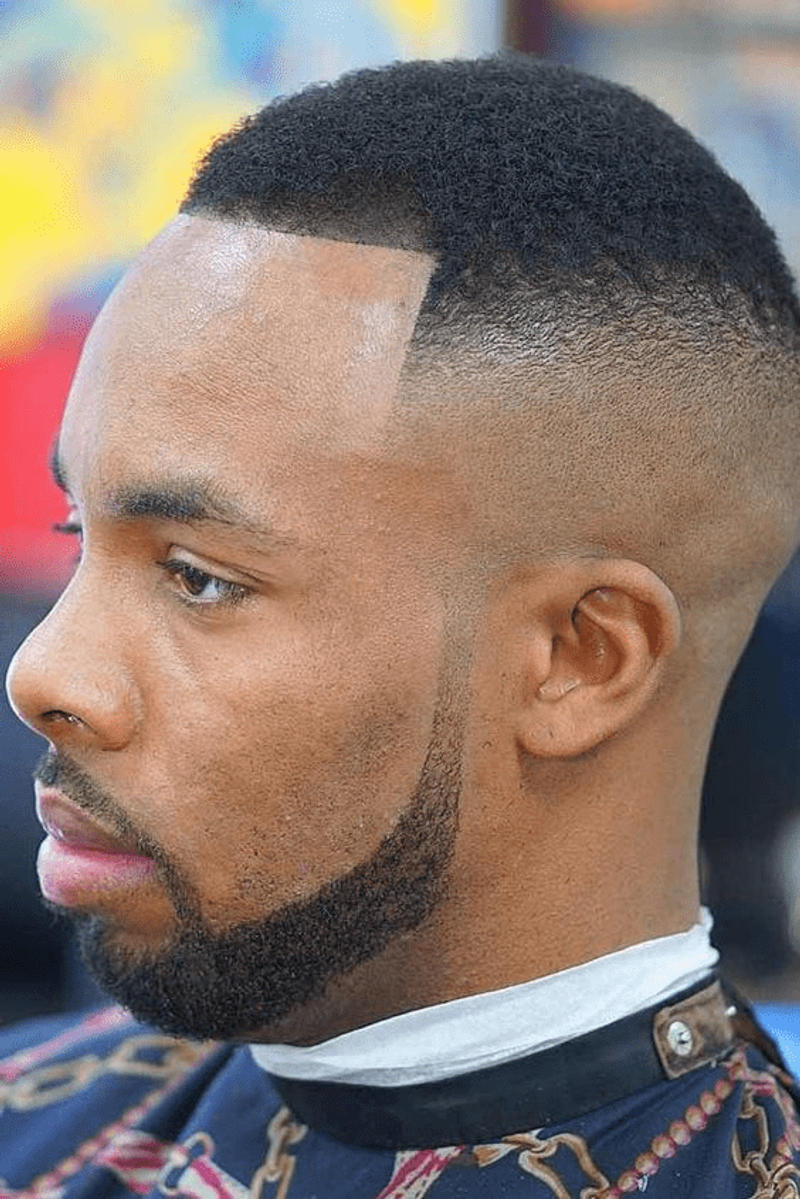 High Taper Fade Black Male