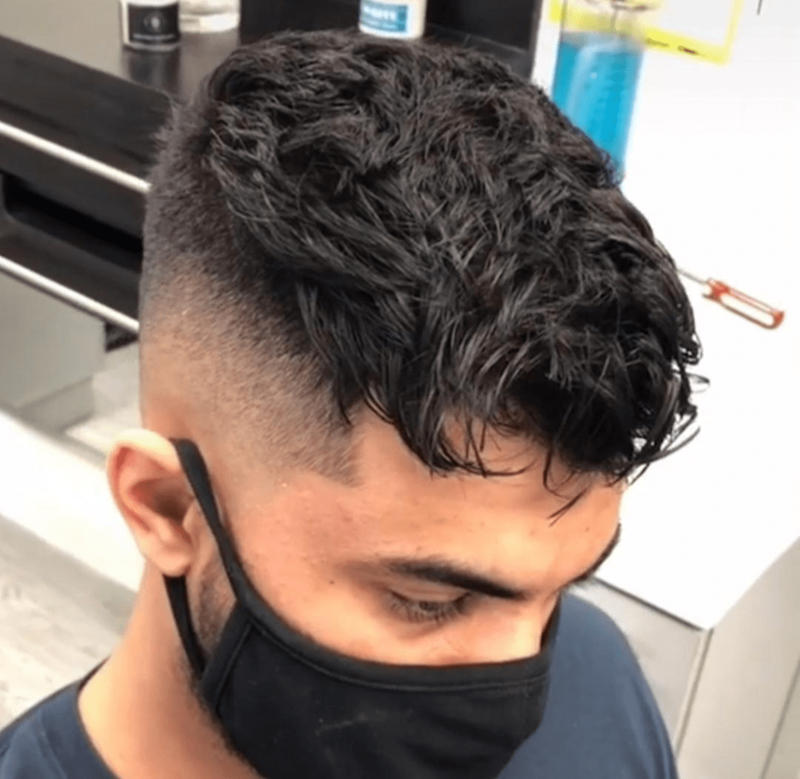Textured Crop Top Fade