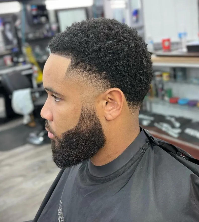 Afro Taper Fade