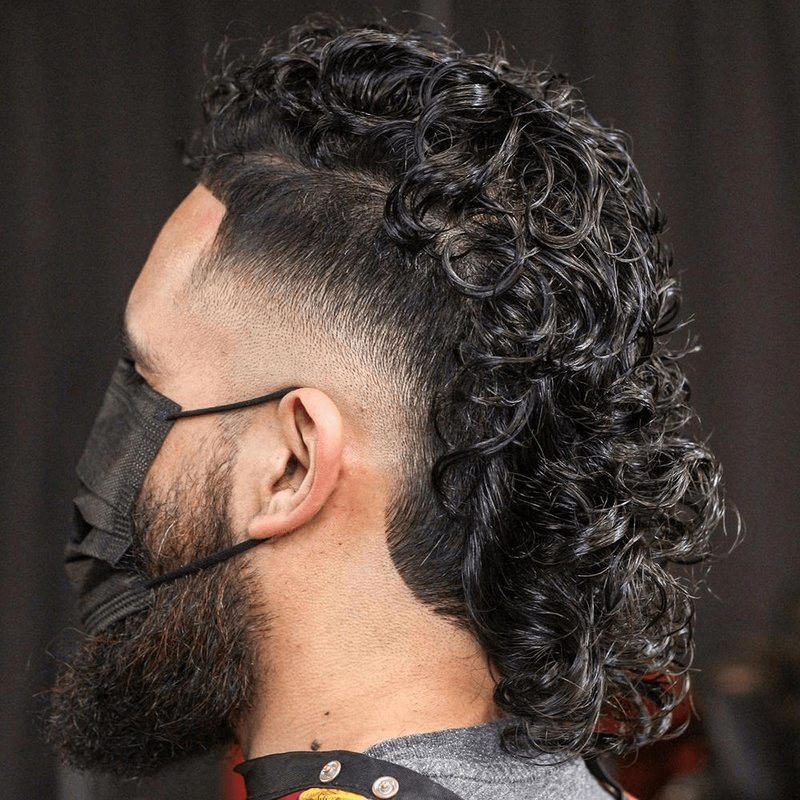 High Taper Fade Long Hair