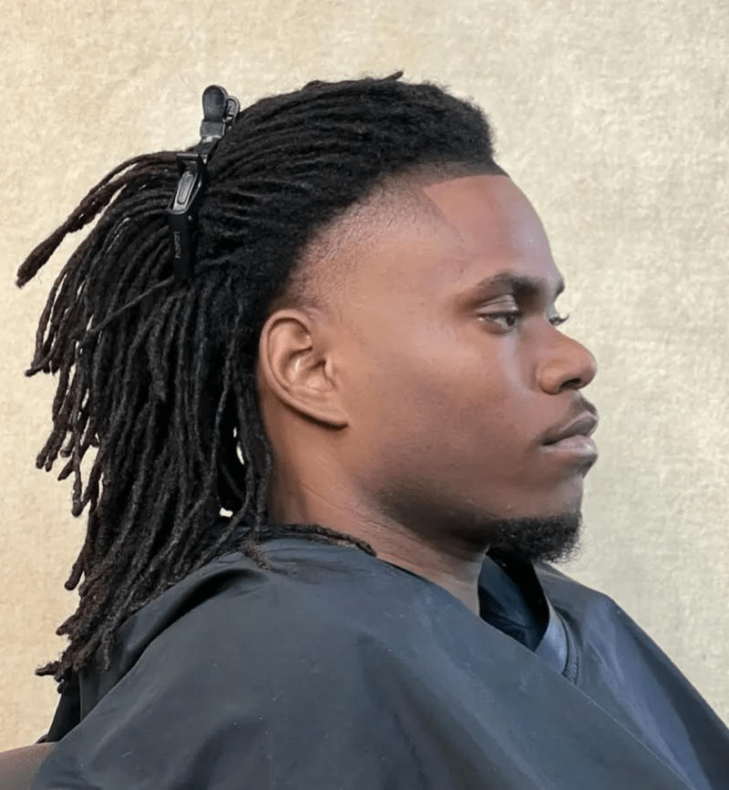 High Taper Fade Long Hair