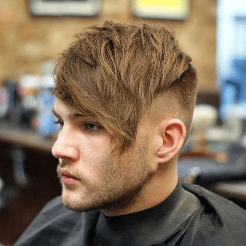 High Taper Fade Long Hair