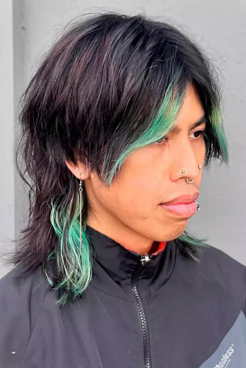 Wolf Cut Mullet Men