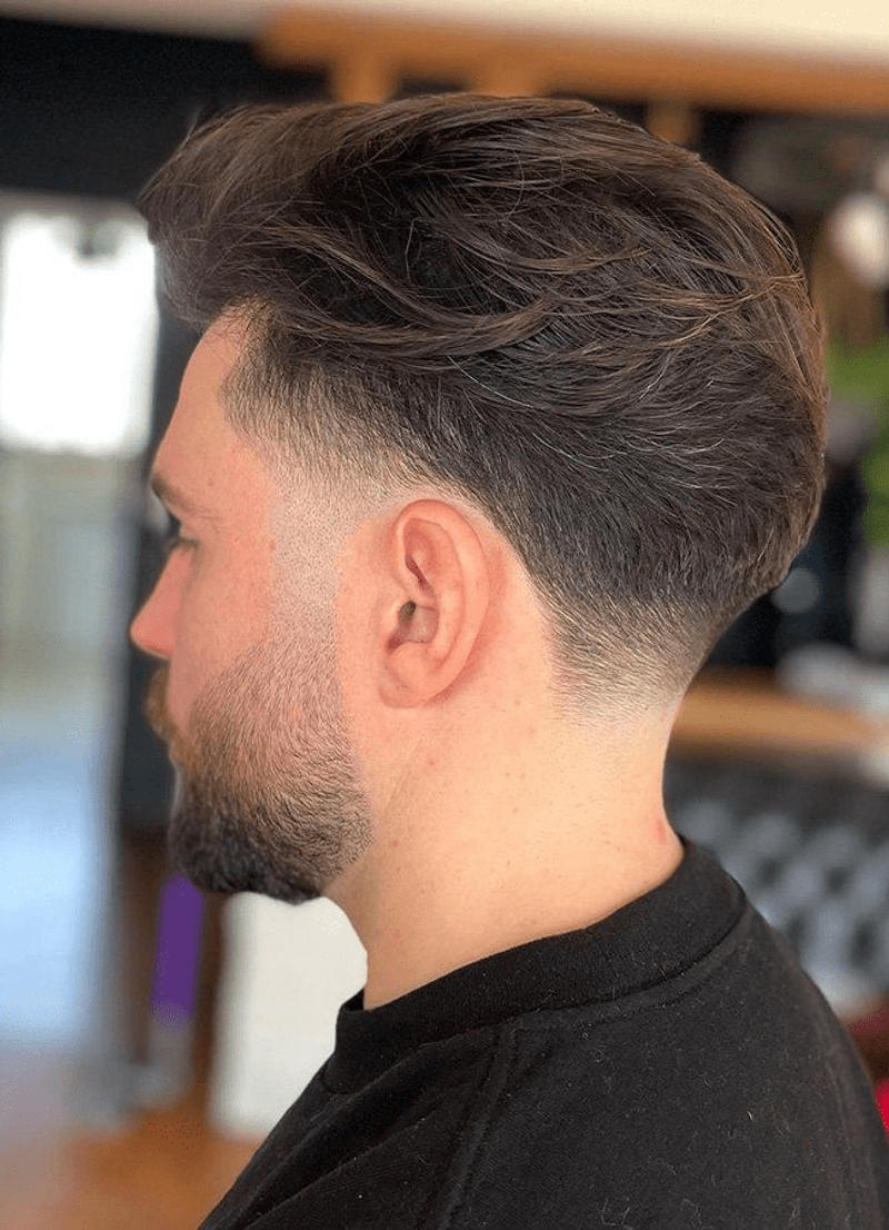 Low Taper Fade Back View