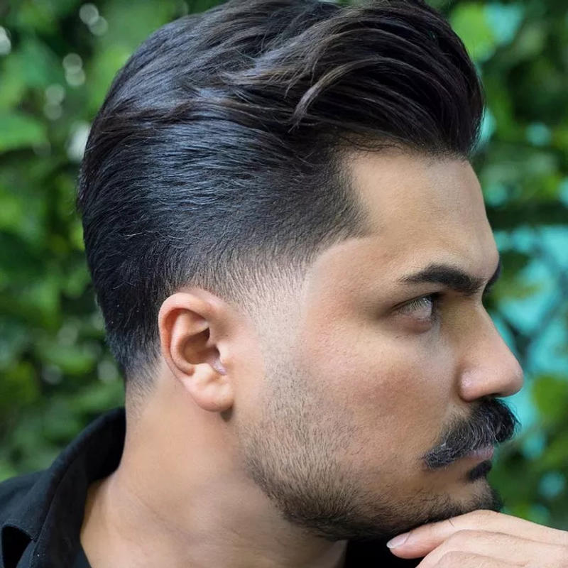 Comb Over Taper Fade