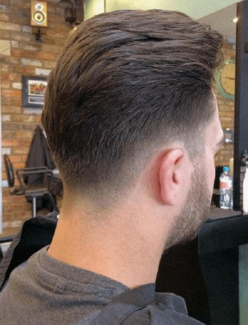 Low Taper Fade Back View