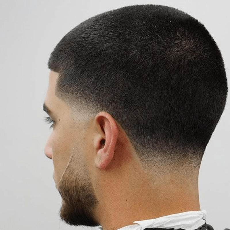 Low Taper Fade Back View