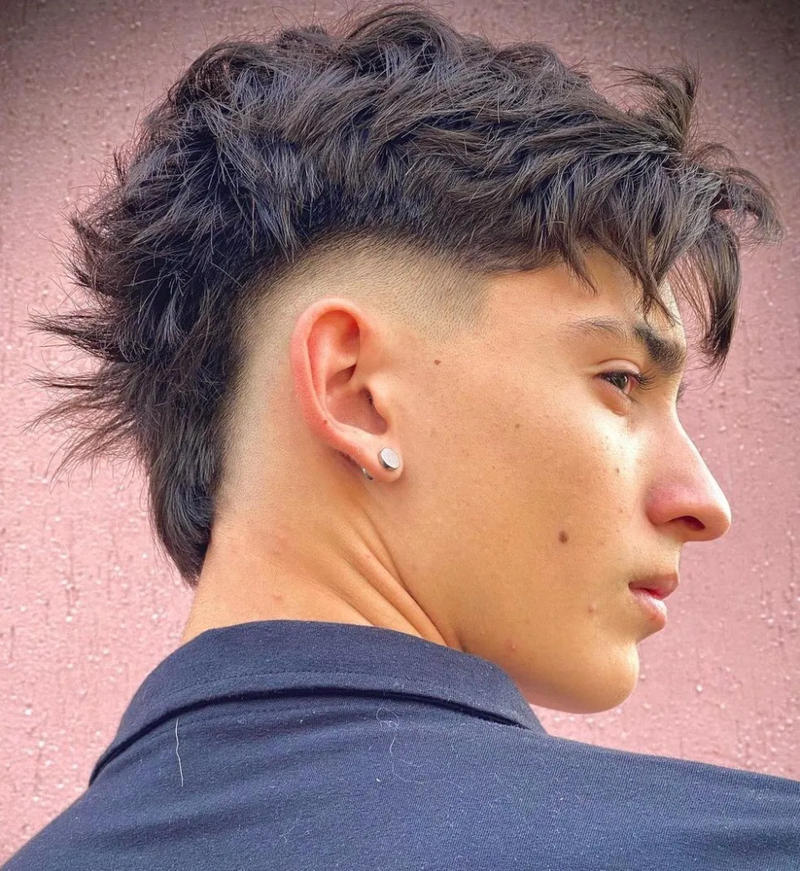 Messy Taper Fade