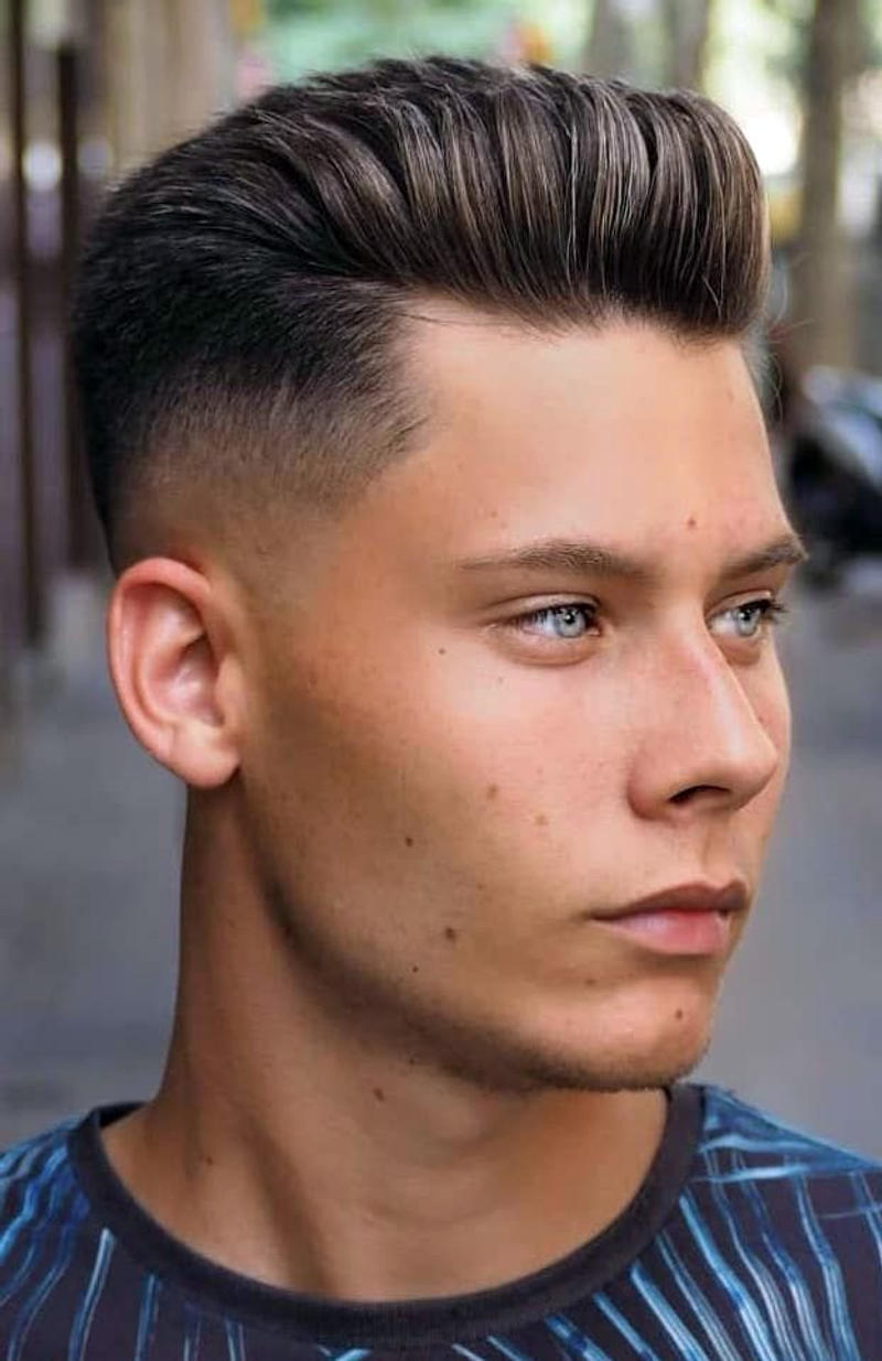 Mid Taper Textured Top