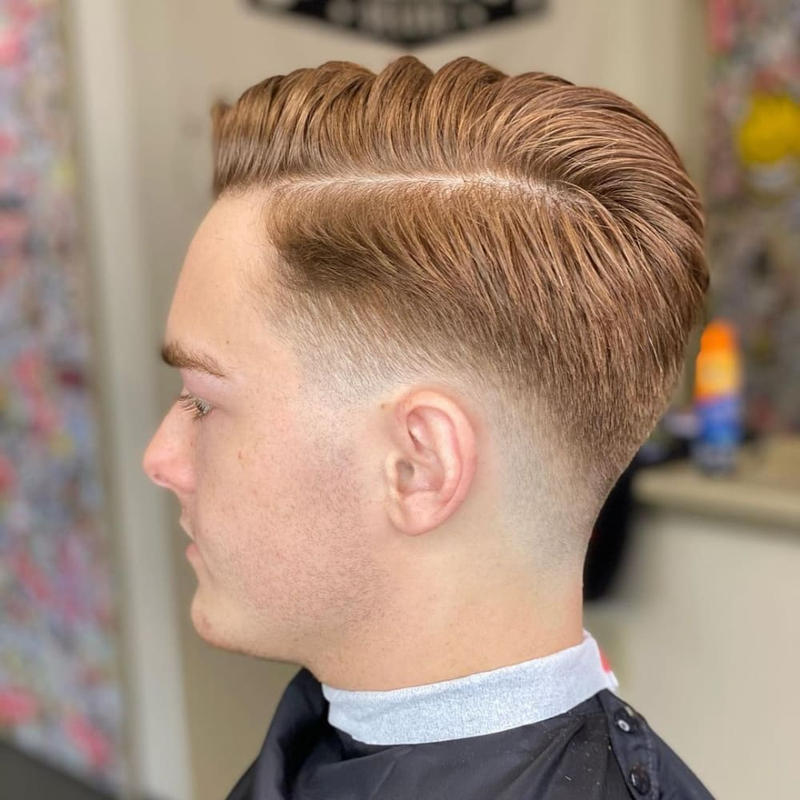 Taper Fade Straight Hair