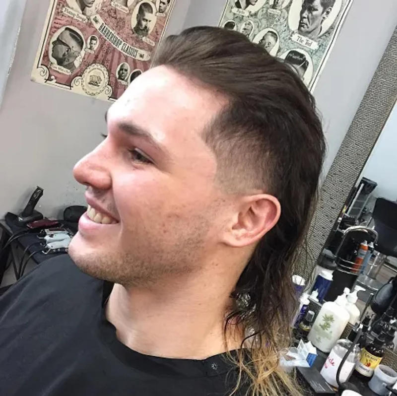Mid Taper Fade Long Hair