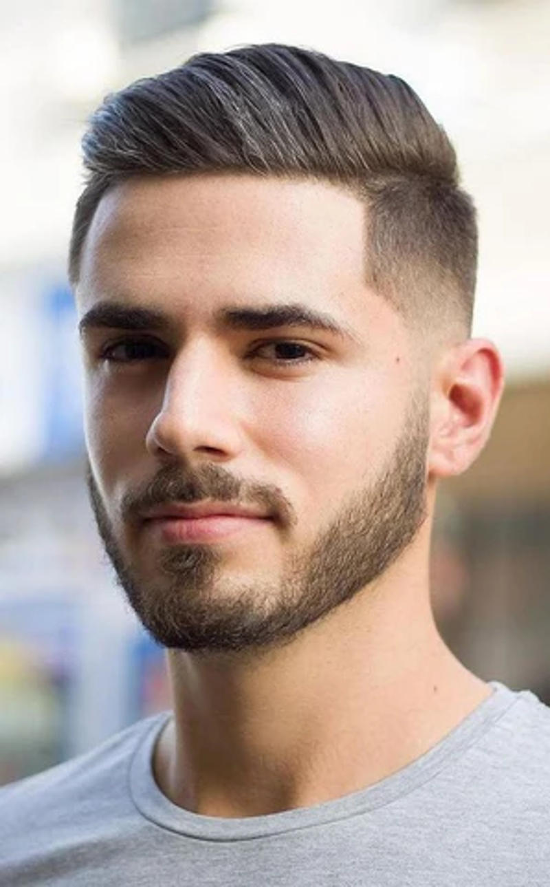 Mid Taper Fade Short Hair