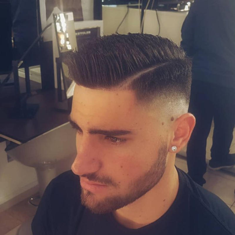 Mid Taper Fade Short Hair