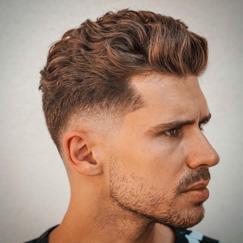 Textured Crop Top Fade