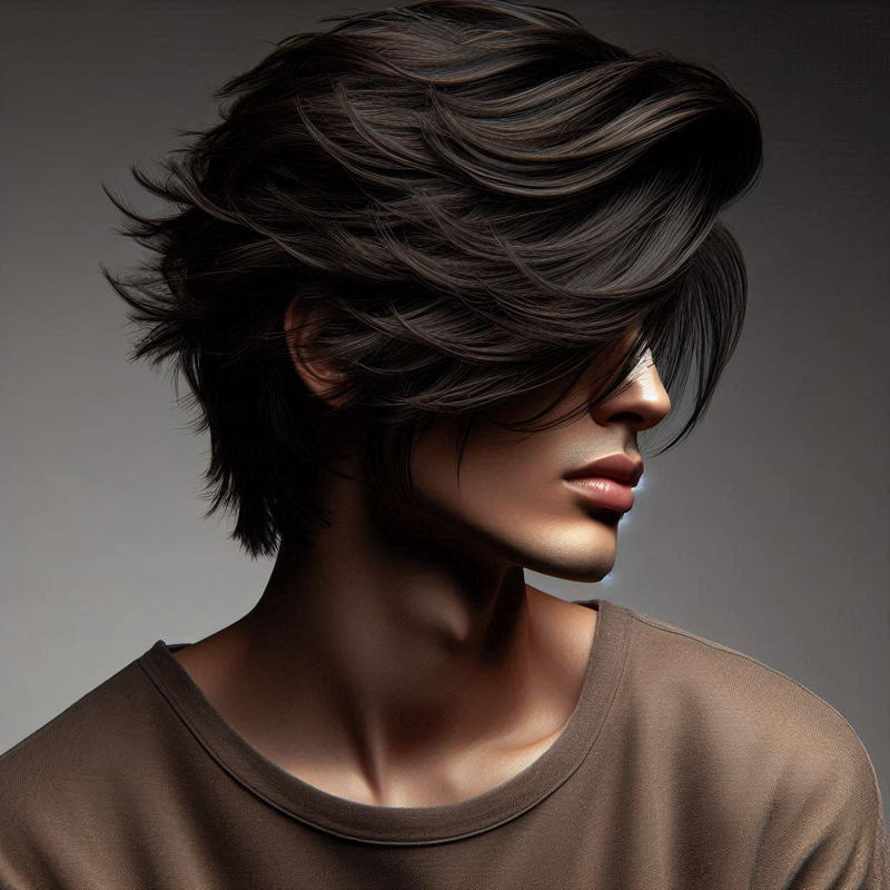 Wolf Cut Black Men