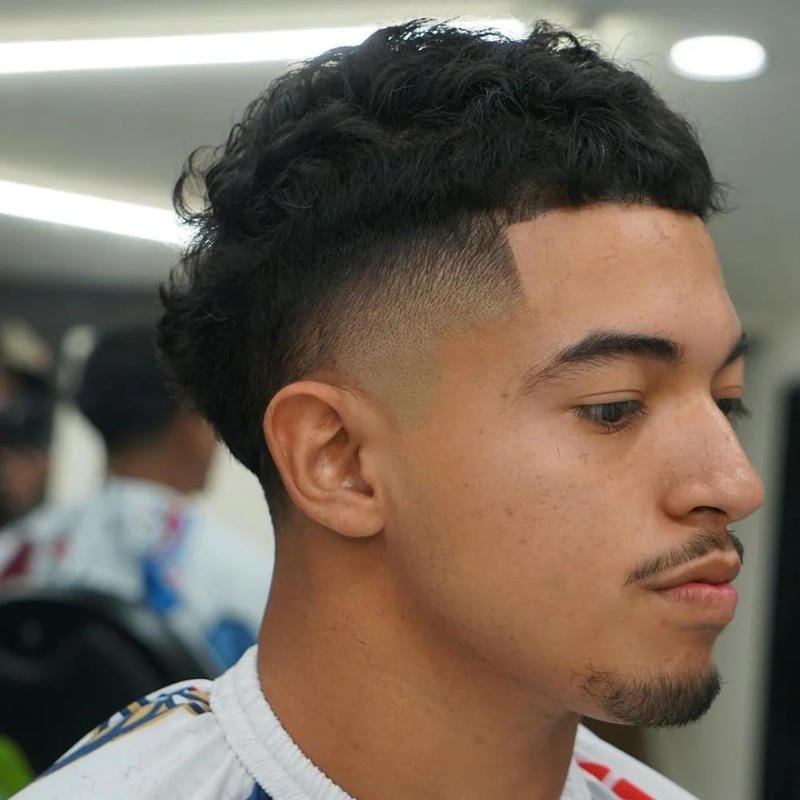 Messy Taper Fade