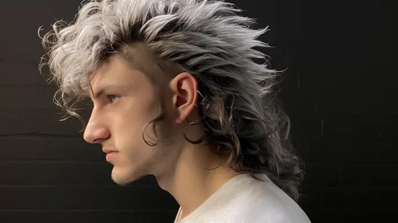 Untapered Wolf Cut for Men