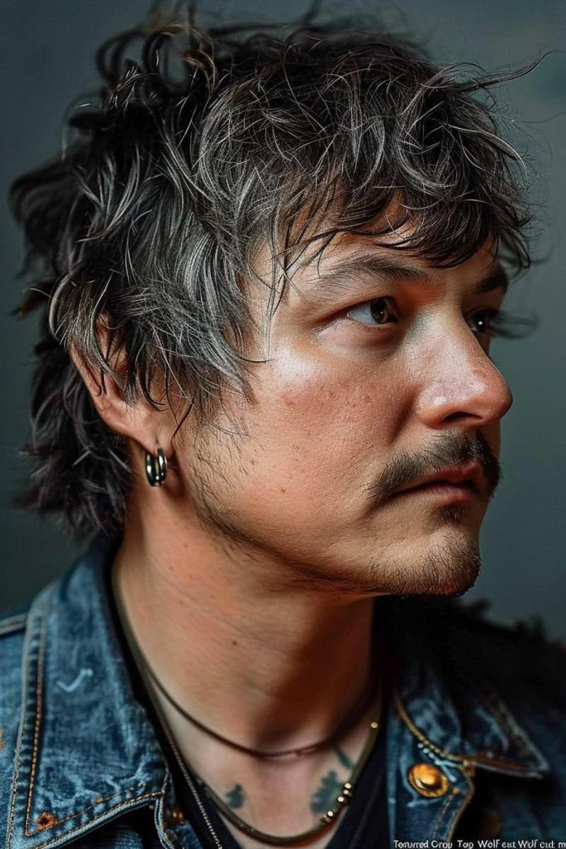 Messy Wolf Cut Men