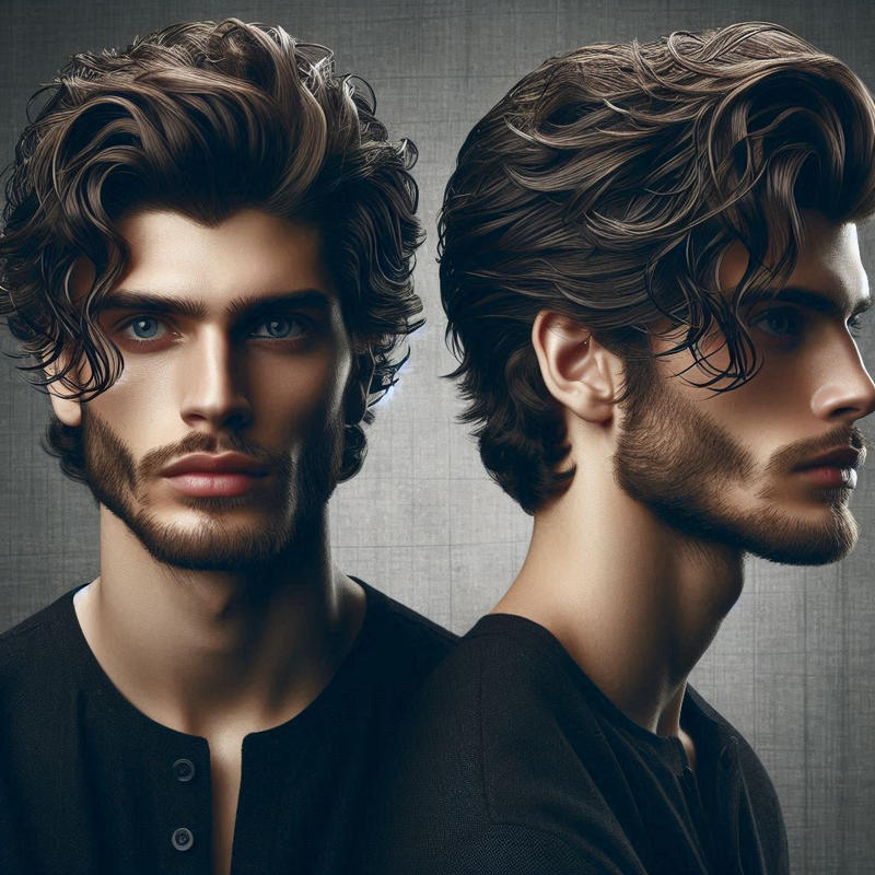 Wolf Cut Black Men