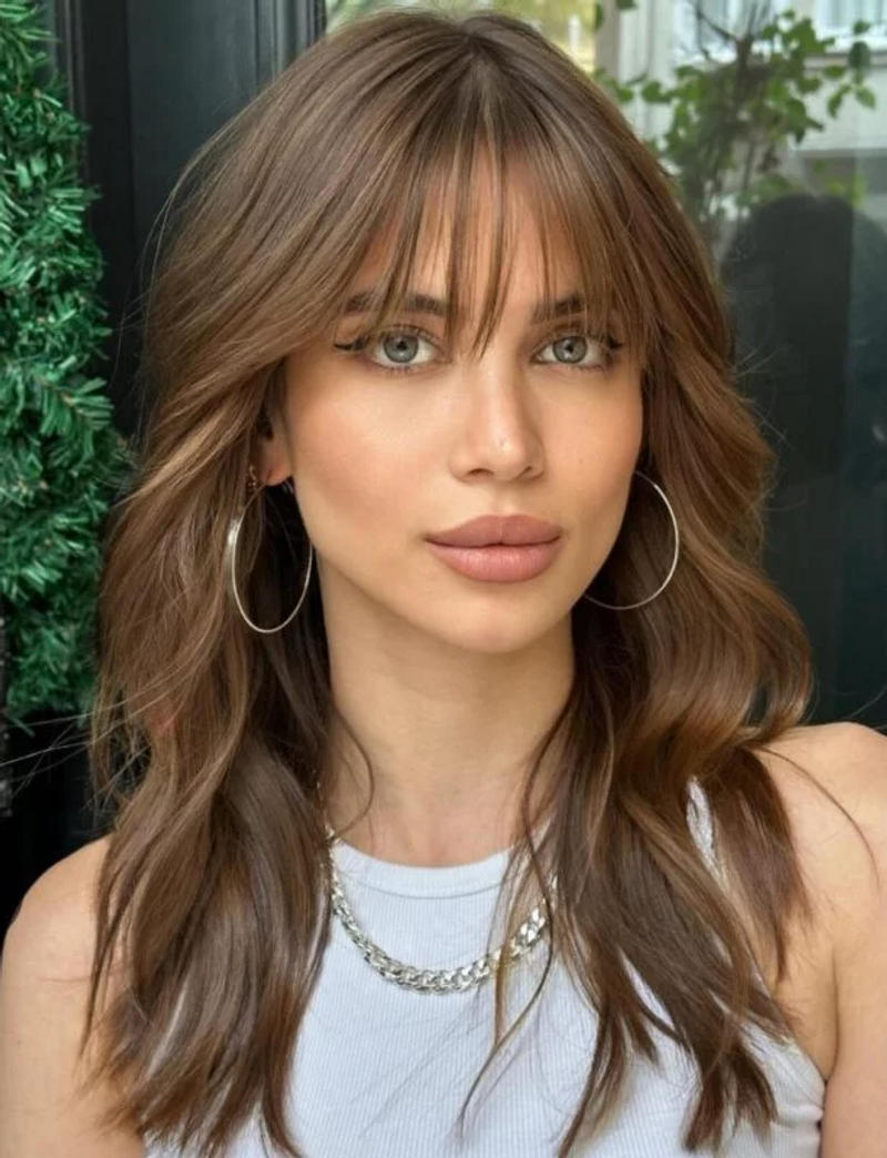 Curtain Fringe Bangs Hairstyles