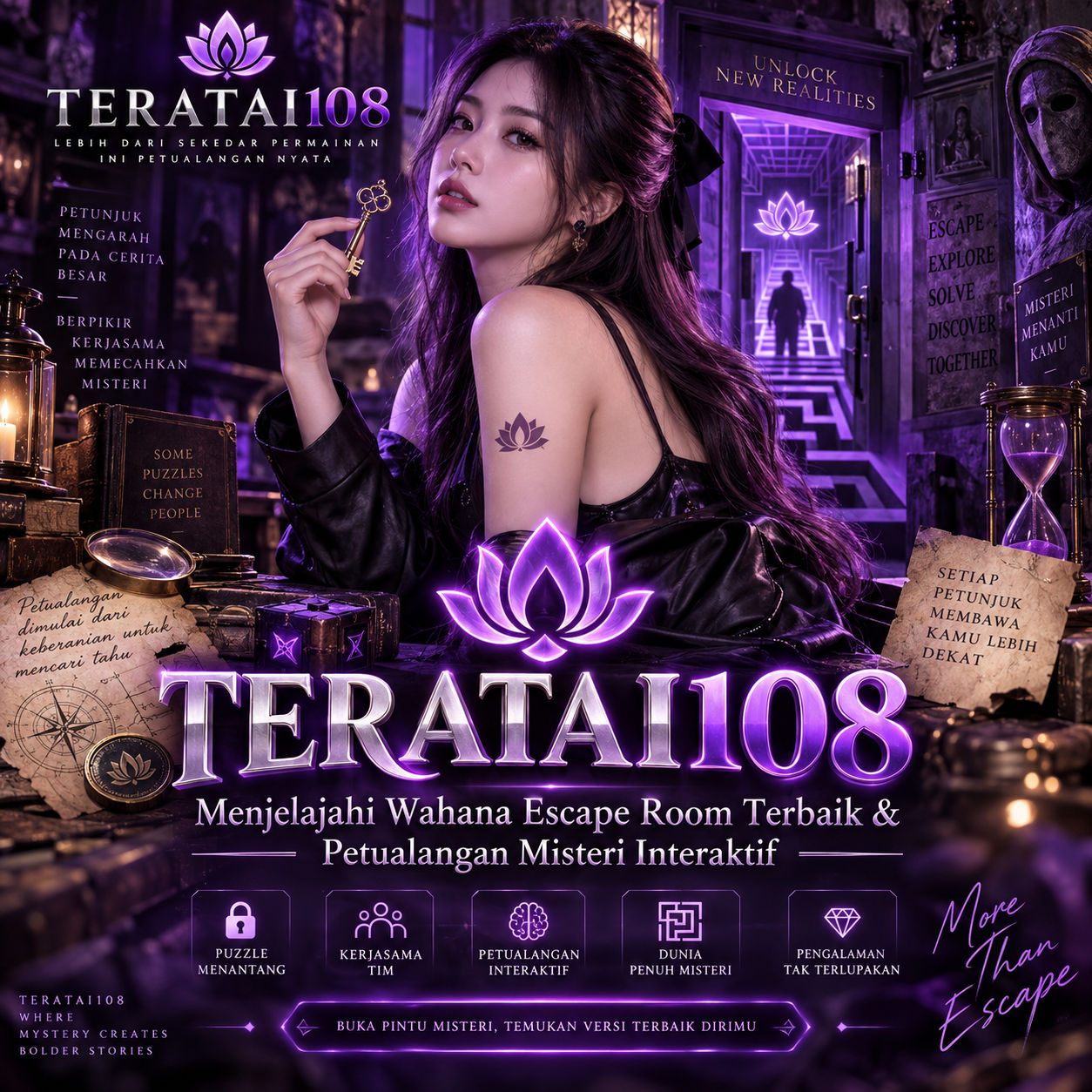 TERATAI108 Escape Room Banner 1080x1080