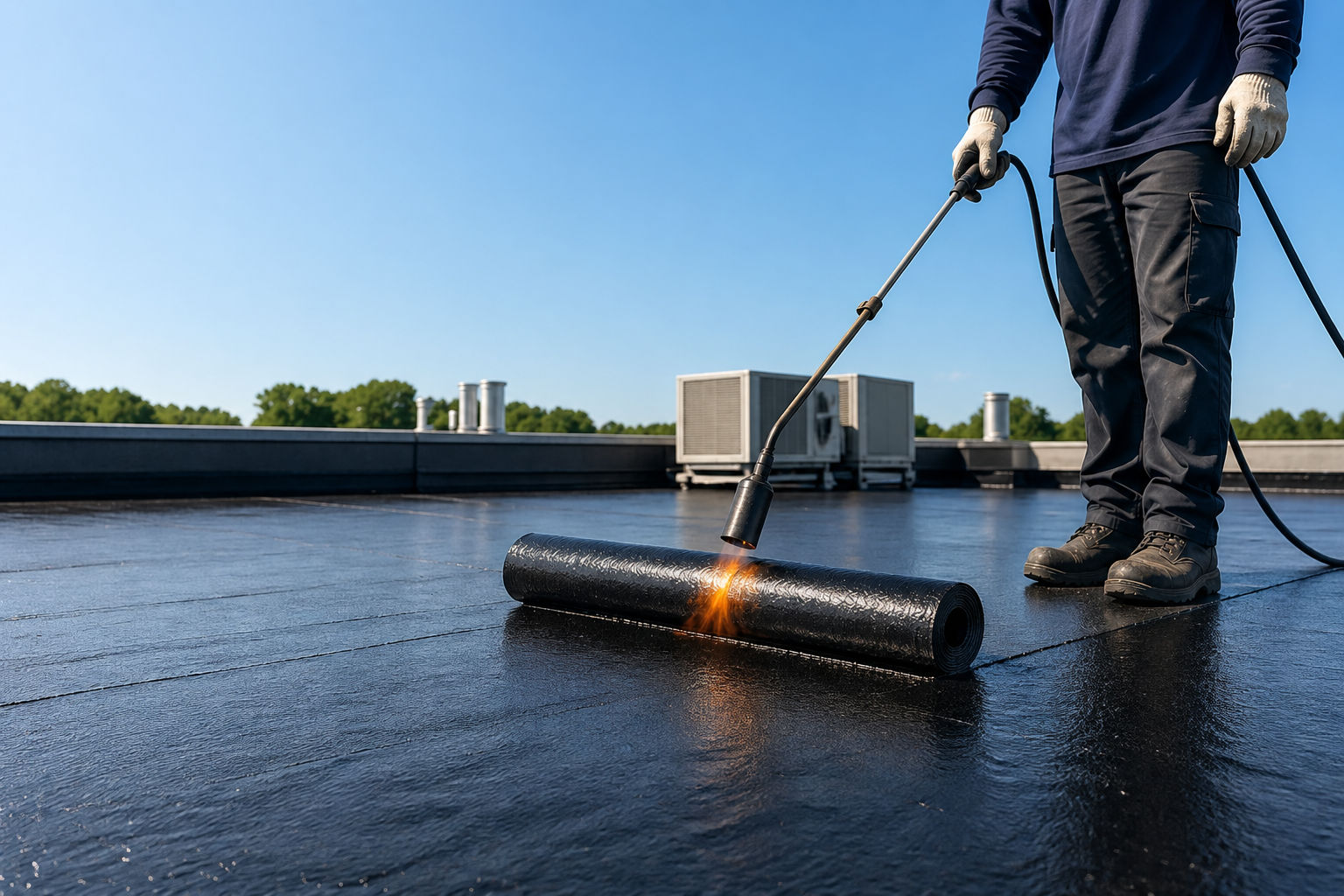 Hot Applied Roofing System Commercial