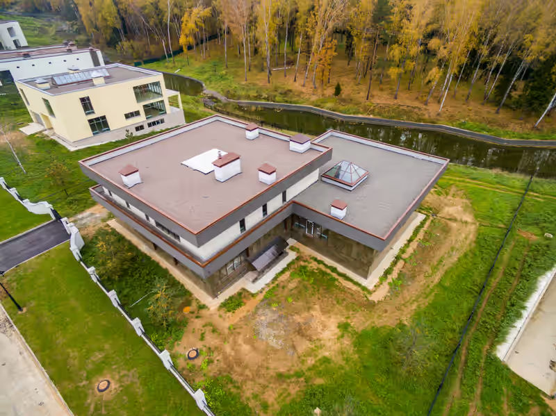 Flat Membrane Roof Installation Commercial