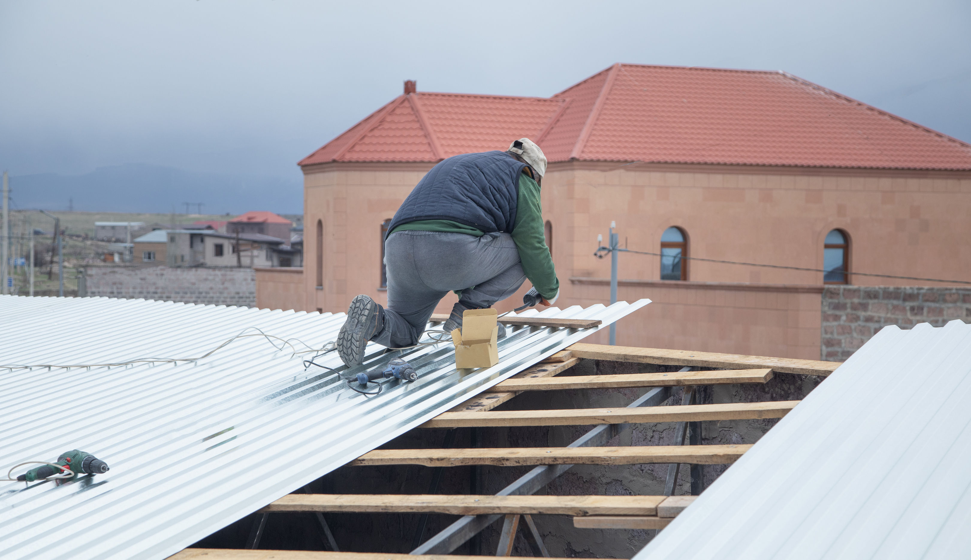Reroofing Project in Star Valley Wyoming