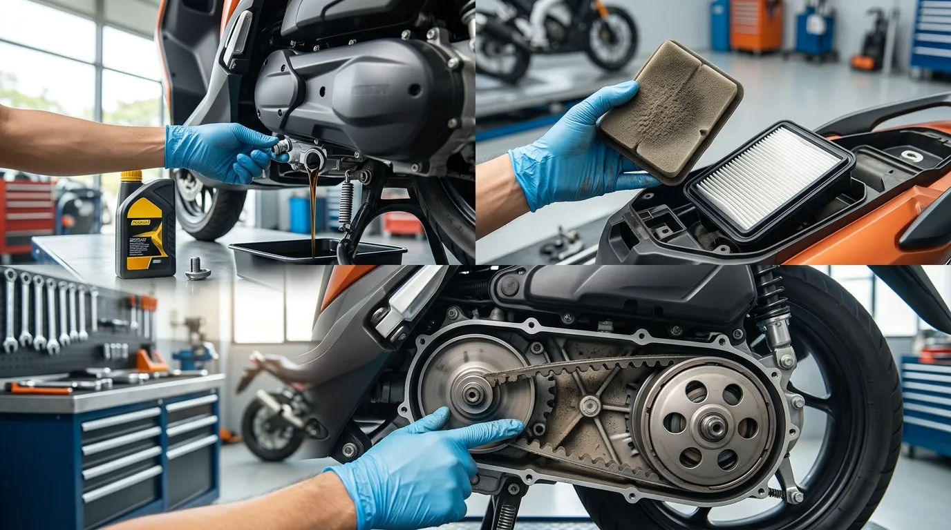 Tips Perawatan Motor agar Tetap Prima: Panduan Ganti Oli, Cek Filter Udara, dan Servis CVT Berkala