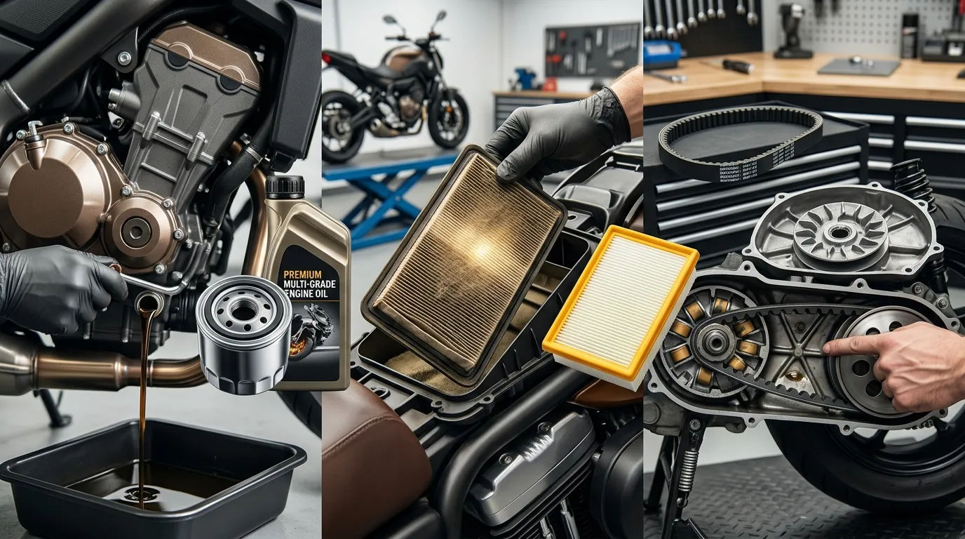 Panduan Perawatan Motor Terbaru: Jadwal Ganti Oli, Filter Udara, dan Servis CVT Matic Agar Performa Optimal