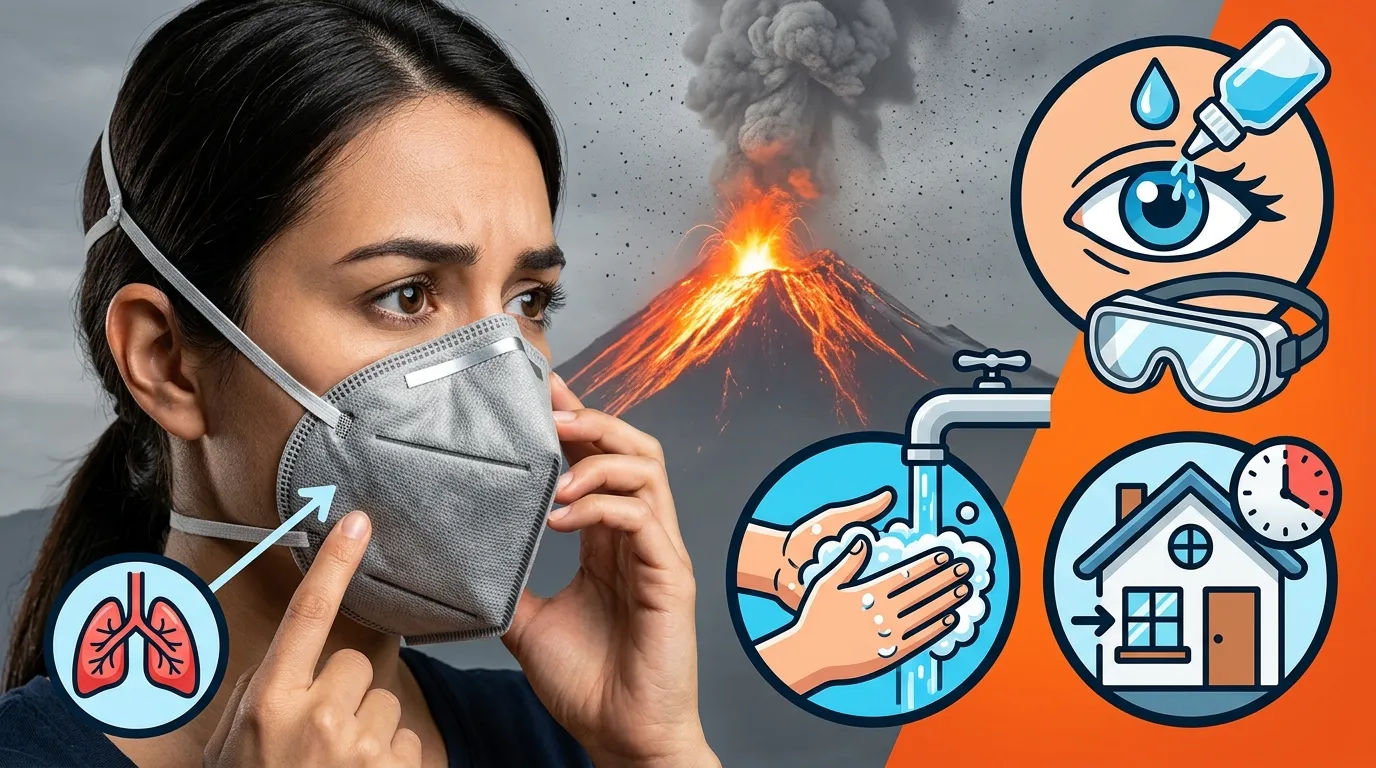 Panduan Pertolongan Pertama Terpapar Debu Erupsi Gunung Berapi: Prosedur Medis dan Proteksi Diri