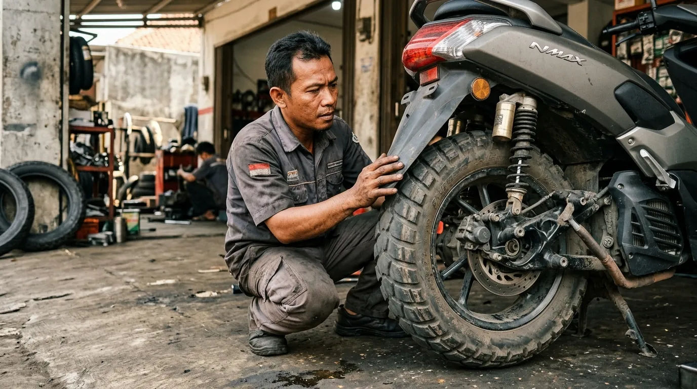 Efek Samping Pakai Ban Besar pada Motor: Risiko Mekanis dan Penurunan Performa yang Wajib Diwaspadai