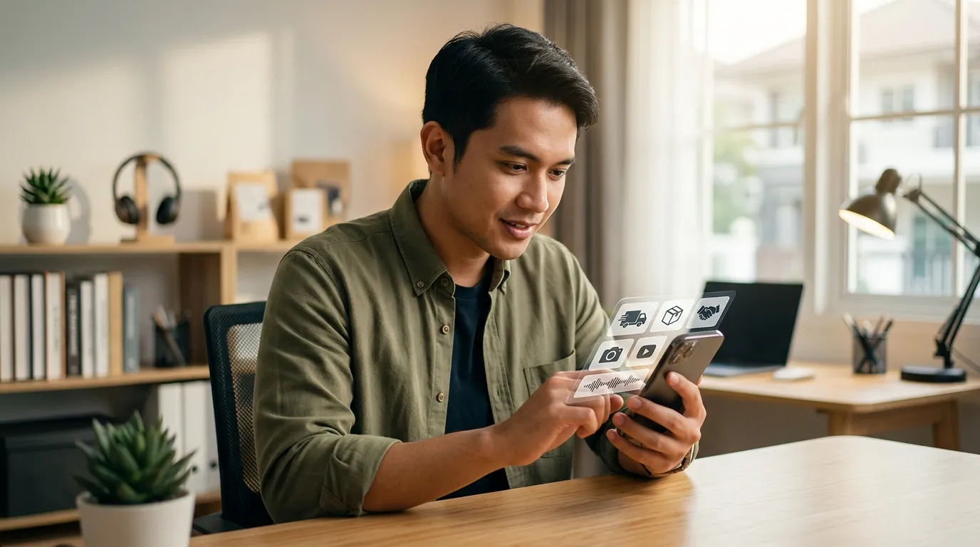Cara Cari Supplier Terpercaya & Buat Konten Promosi Cuma Pakai HP