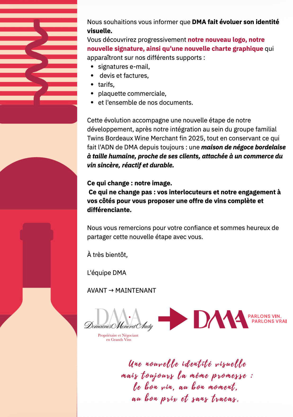 Exclusivités - DMA-wines