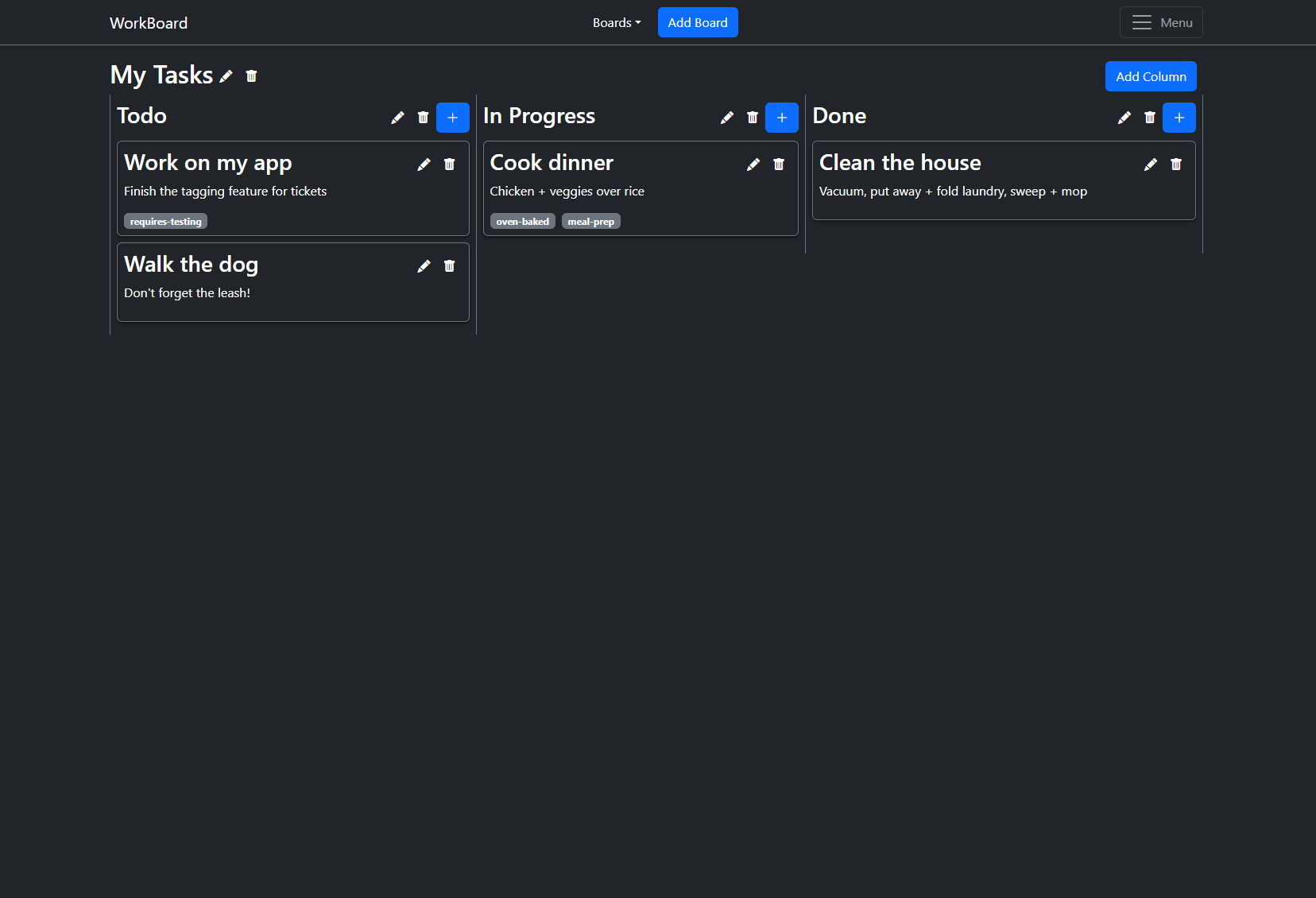 Project screenshot