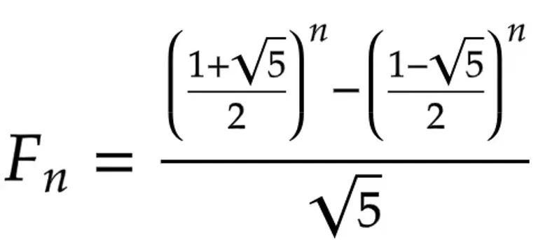 Binet's Formula