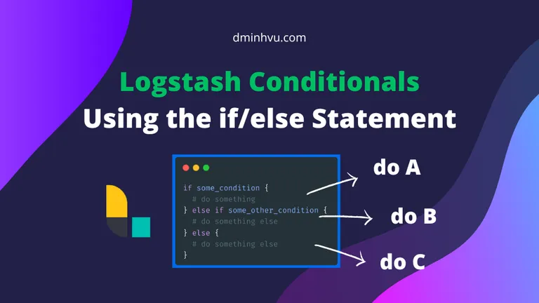 Figure: Logstash Conditionals: Using if/else to Control Log Flow