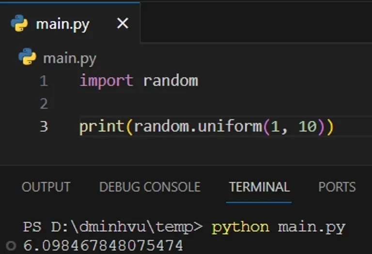 Generate Random Number Between 1 and 10 in Python