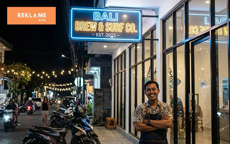 Jasa neon box terdekat di Bali: tips memilih vendor reklame terpercaya, kualitas bahan, harga, dan layanan pemasangan untuk bisnis Anda.