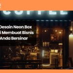 Desain neon box Bali dengan gambar pemandangan akan memberikan kesan segar dan menenangkan