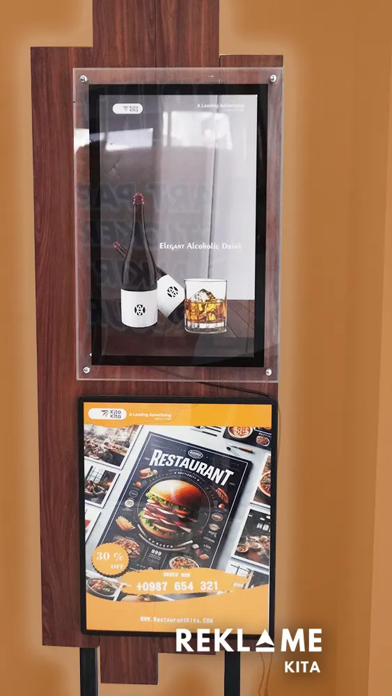 standing slim light box