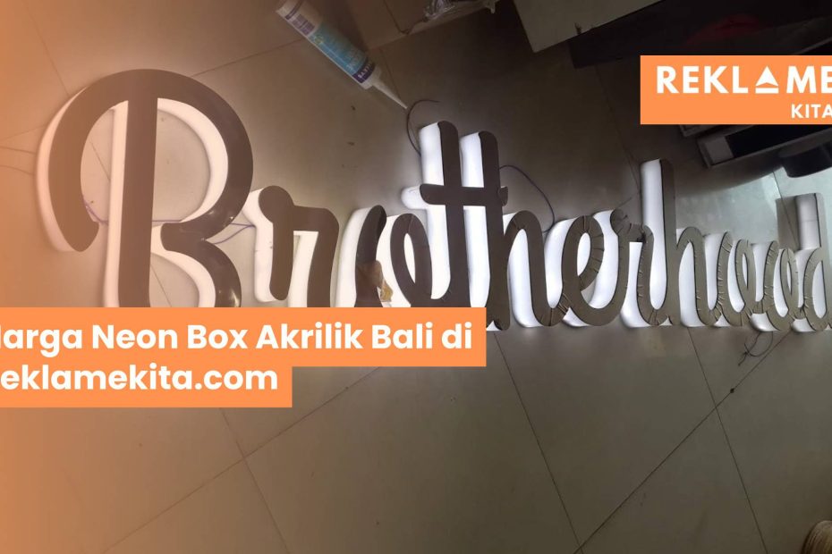 Harga Neon Box Akrilik